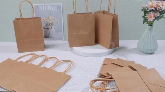 Hochwertiger Preis Lebensmittelqualität Papiertüte Verpackung Kaffee Brot Tasche