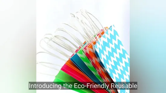 Personalisierte Papiertütenbedruckung Normale einfache Einkaufstasche