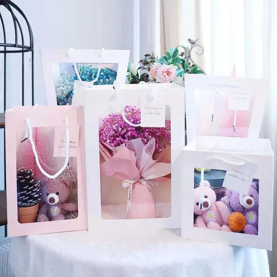 Moderne trapezförmige Geschenkboxen für Hochzeiten und besondere Anlässe