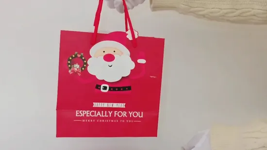 Werbeschmuck-Werbungsdruck Kreative Papiertüte mit eingesetztem Griff