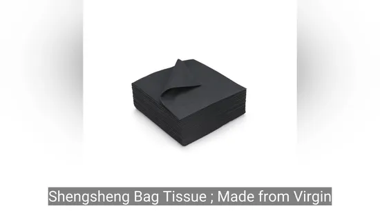 Elegante, individuelle schwarze Lunchservietten für Zuhause und das Büro