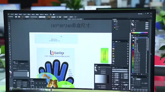 Benutzerdefiniertes Logo Recycling-Band Papiertüte Einkaufstasche für Kleidung Bekleidung Bekleidung